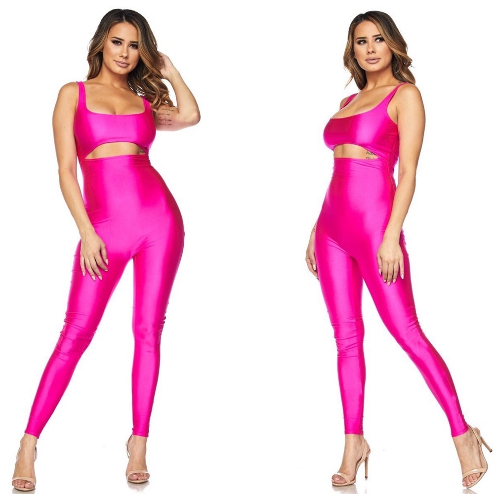 Electric Pink Jumpsuit